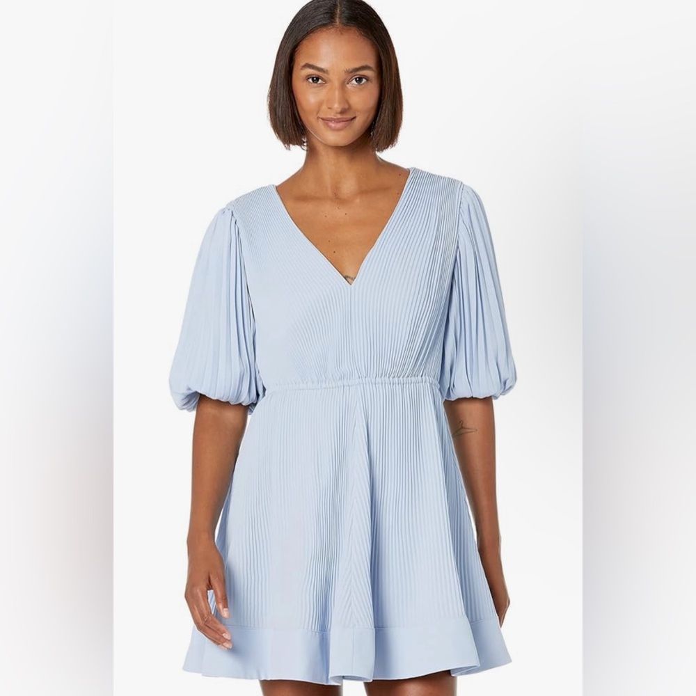 NWT MILLY
ELLE PLEATED DRESS - Picture 4 of 7